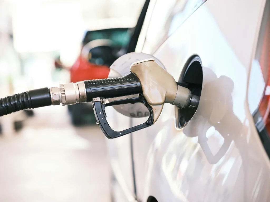 fuel filling process at gas stations