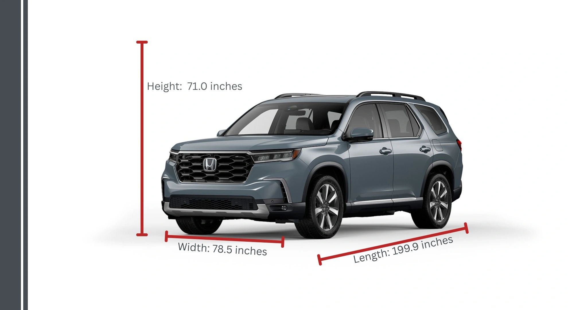 Honda Pilot Size