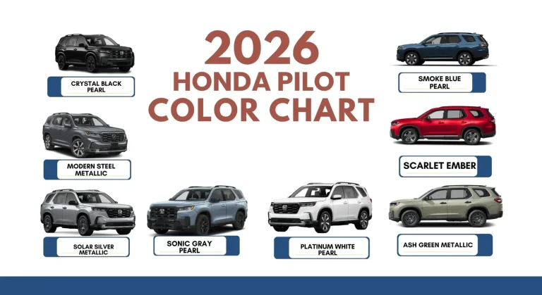 2026 Honda Pilot Color Chart