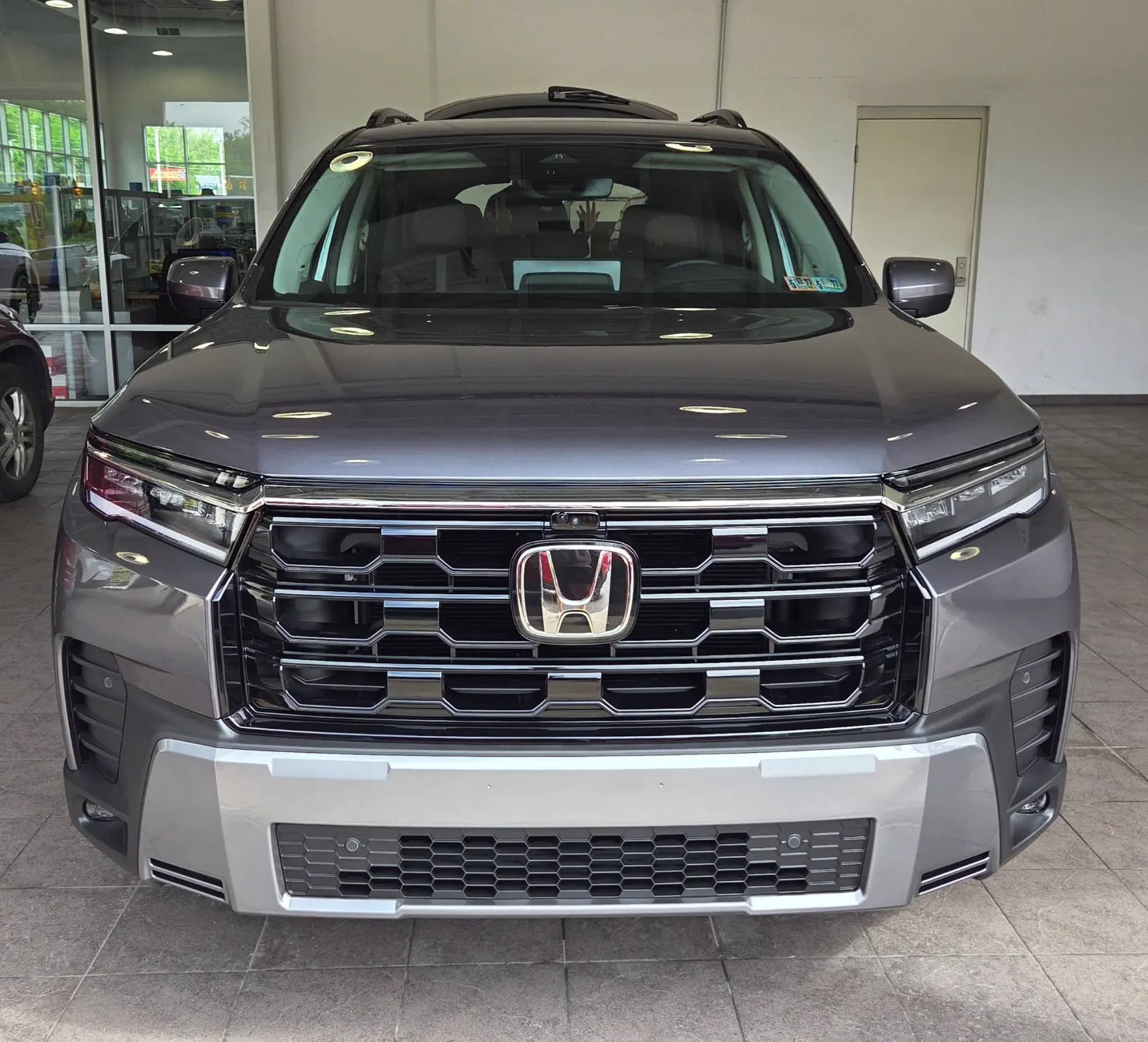 Honda Pilot Shown in Modern Steel Metallic Color