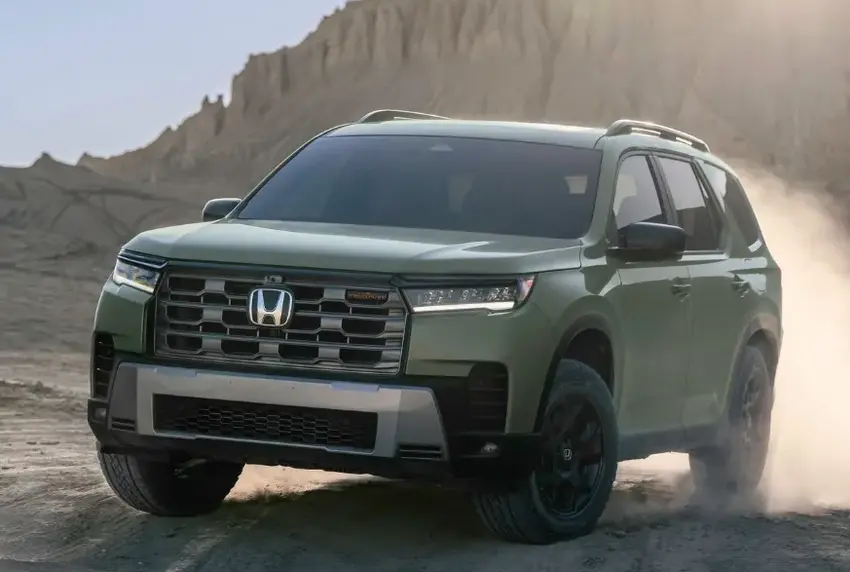 Honda Pilot TrailSport Shown in Ash Green Metallic