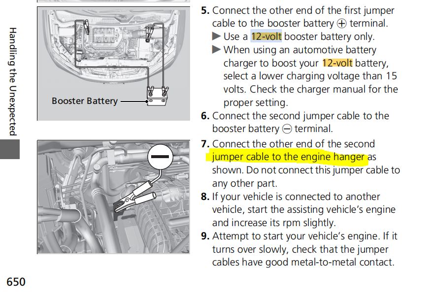Jumper Cable Point