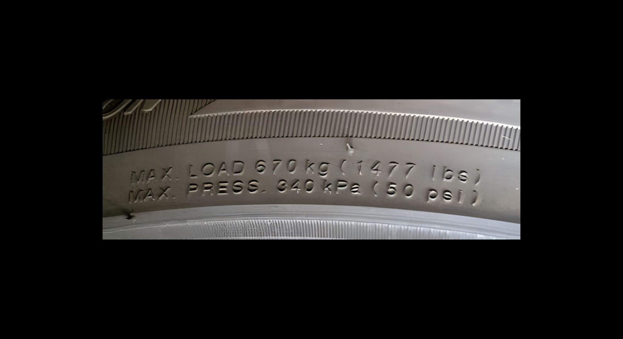Maximum Tire Pressure